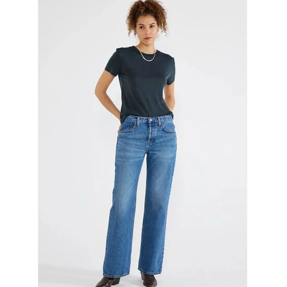 NWT ETICA AMIS RELAXED BOOTCUT DENIM JEANS PANTS